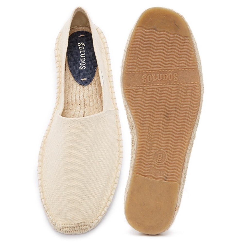 SOLUDOS Cream Espadrilles Dali size 8.5 Slip On